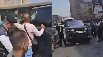 تطورات قضية اقتحام السائح الكويتي لنقطة تفتيش في القاهرة وتصادم السيارات المتعددة